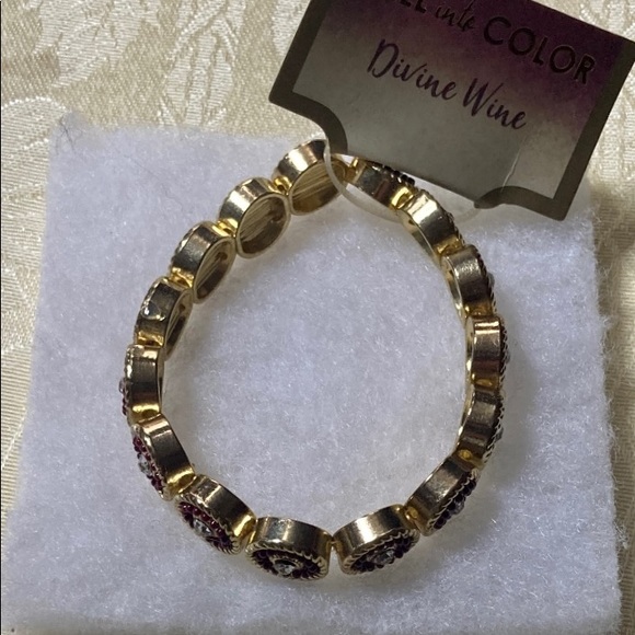 NWT FALL WITH COLOR DIVINE WINE STRETCH BRACELET - Picture 7 of 11